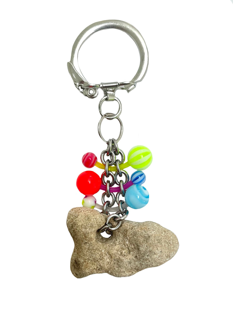 Pet Rock Keychain