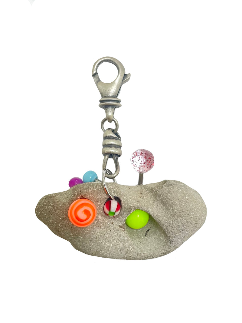 Pet Rock Keychain
