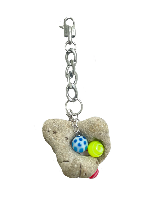 Pet Rock Keychain