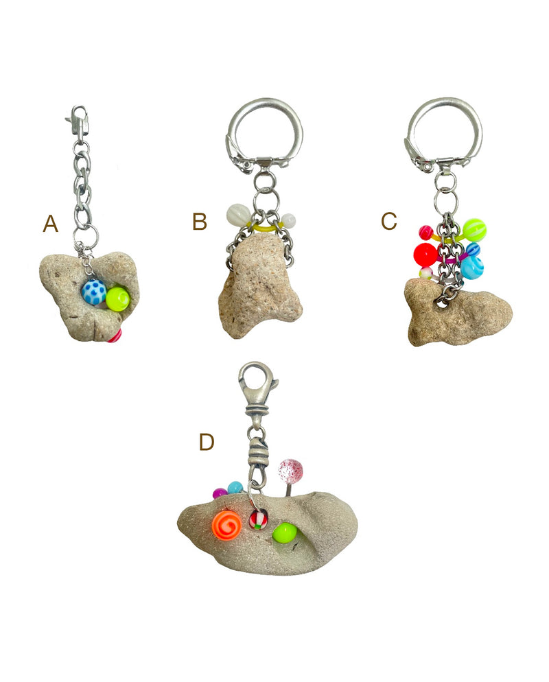 Pet Rock Keychain