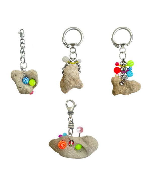 Pet Rock Keychain