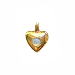 Gold Plated ILY Heart Charm