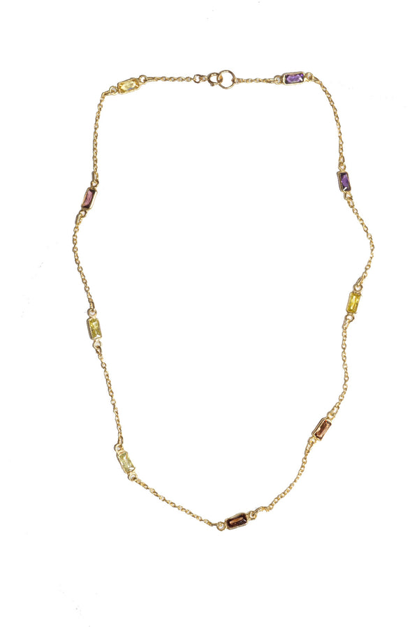 Colorful Gemstone Chain