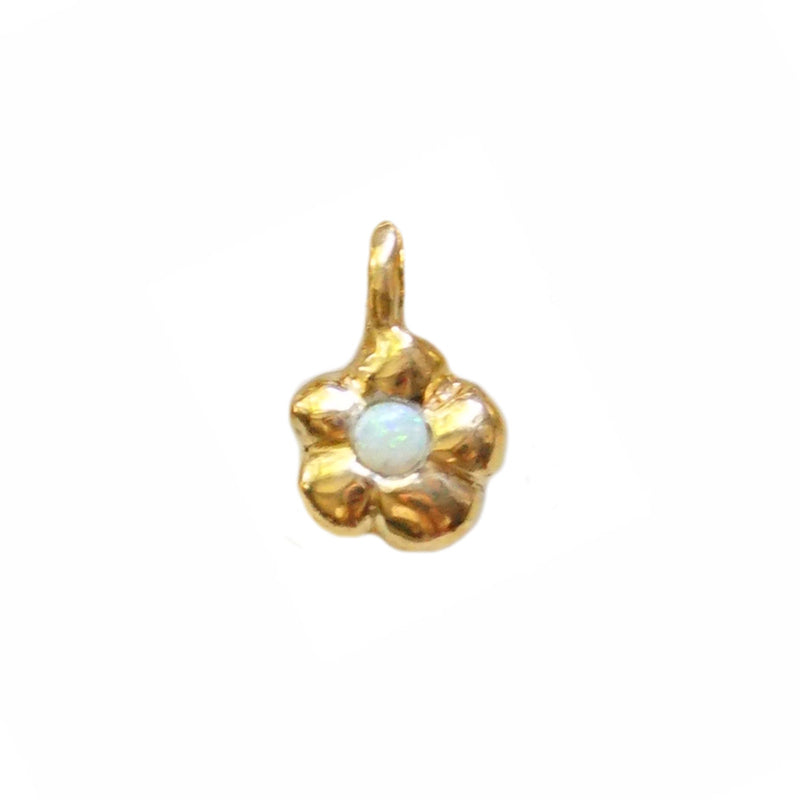 Gold Plated Flower Power Charm