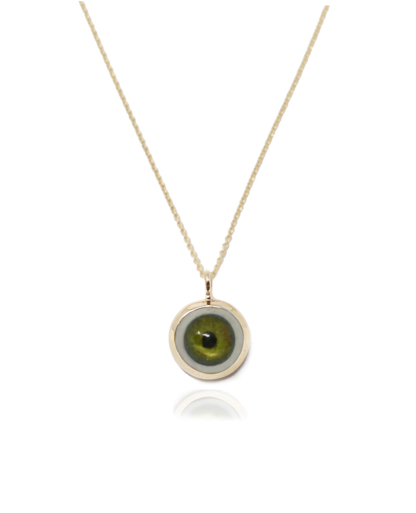 14k Gold Eye Pendant Medium Rhys Kelly